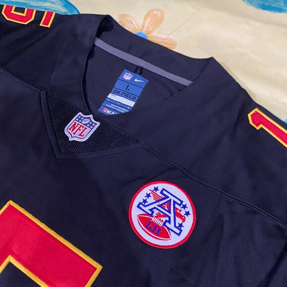 Nike Kansas City Chiefs Mahomes #15 Black NFL Jersey - Picture 4 of 7